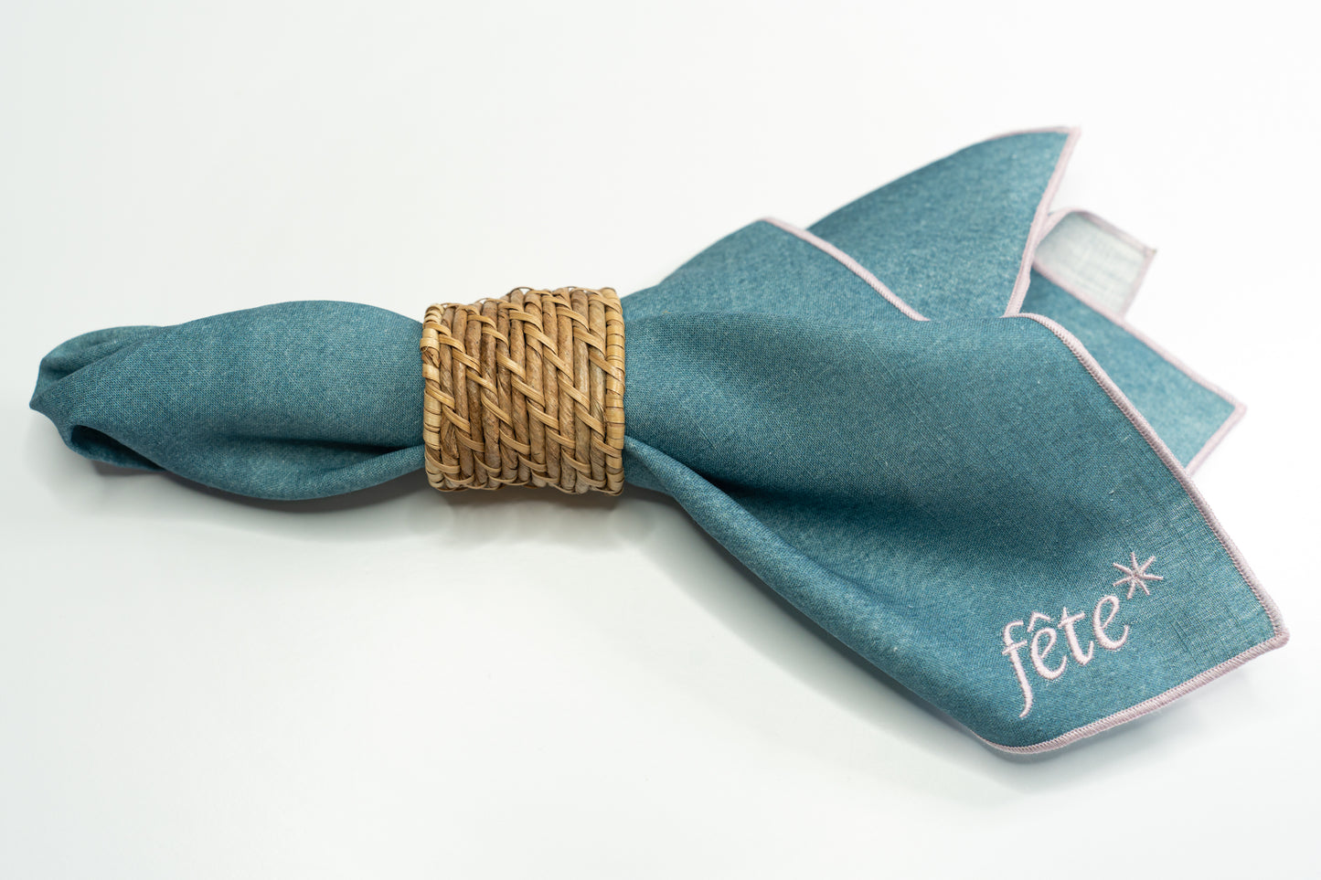 * Exclusive Partytrick X Goldie Home  Fête Teal Napkin